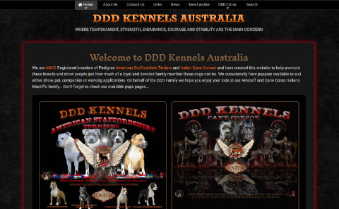 OPEN - SITE::In a new window... DDD Kennels Australia